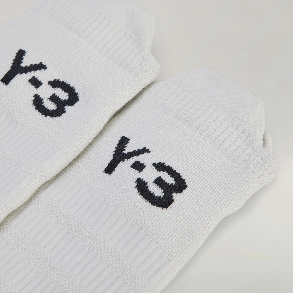 Y-3 Tennis Low Cut Socks - Orbit Grey - Image 2