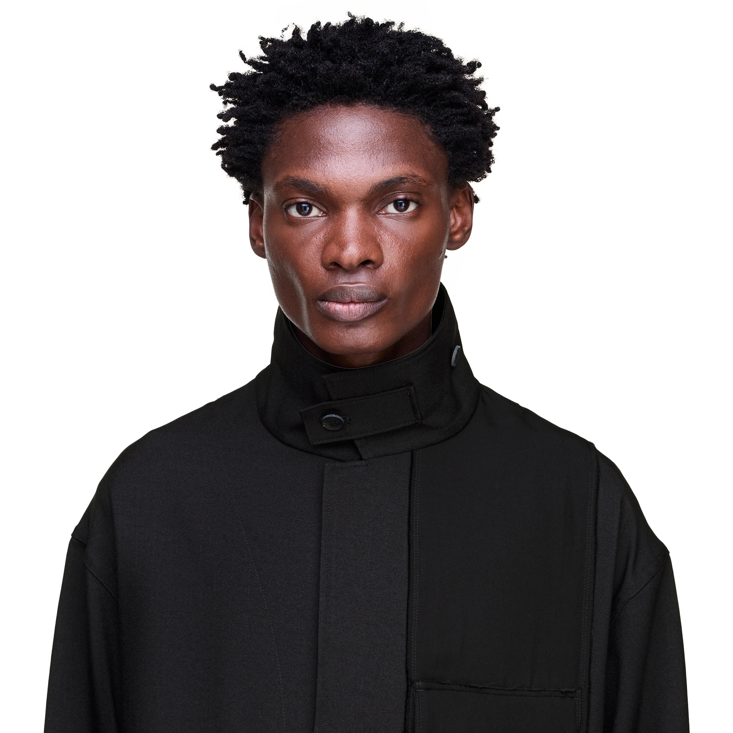 Y-3 Utility Blouson Shirt - Black - Image 5