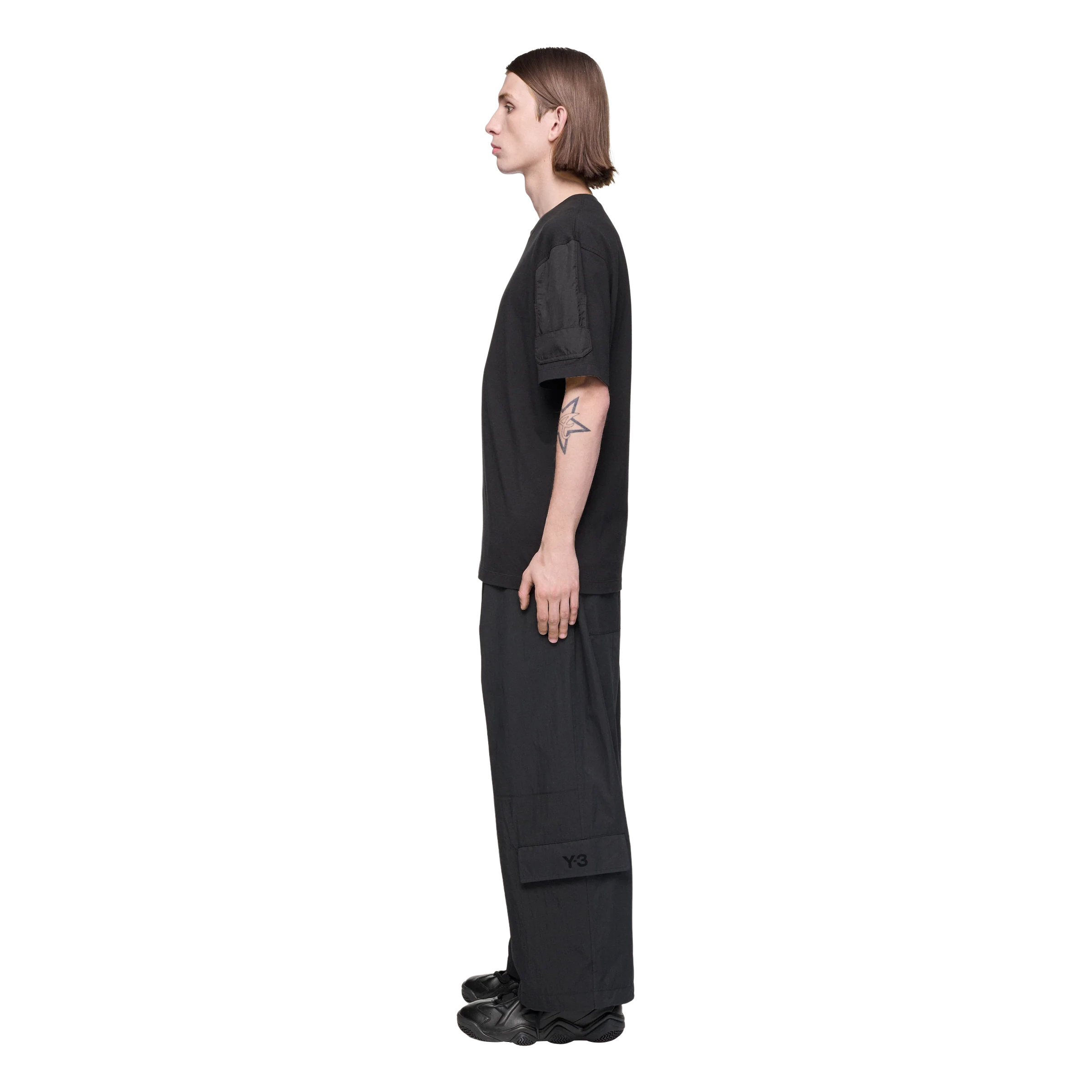 Y-3 Utility Short Sleeve Tee - Black - Image 2