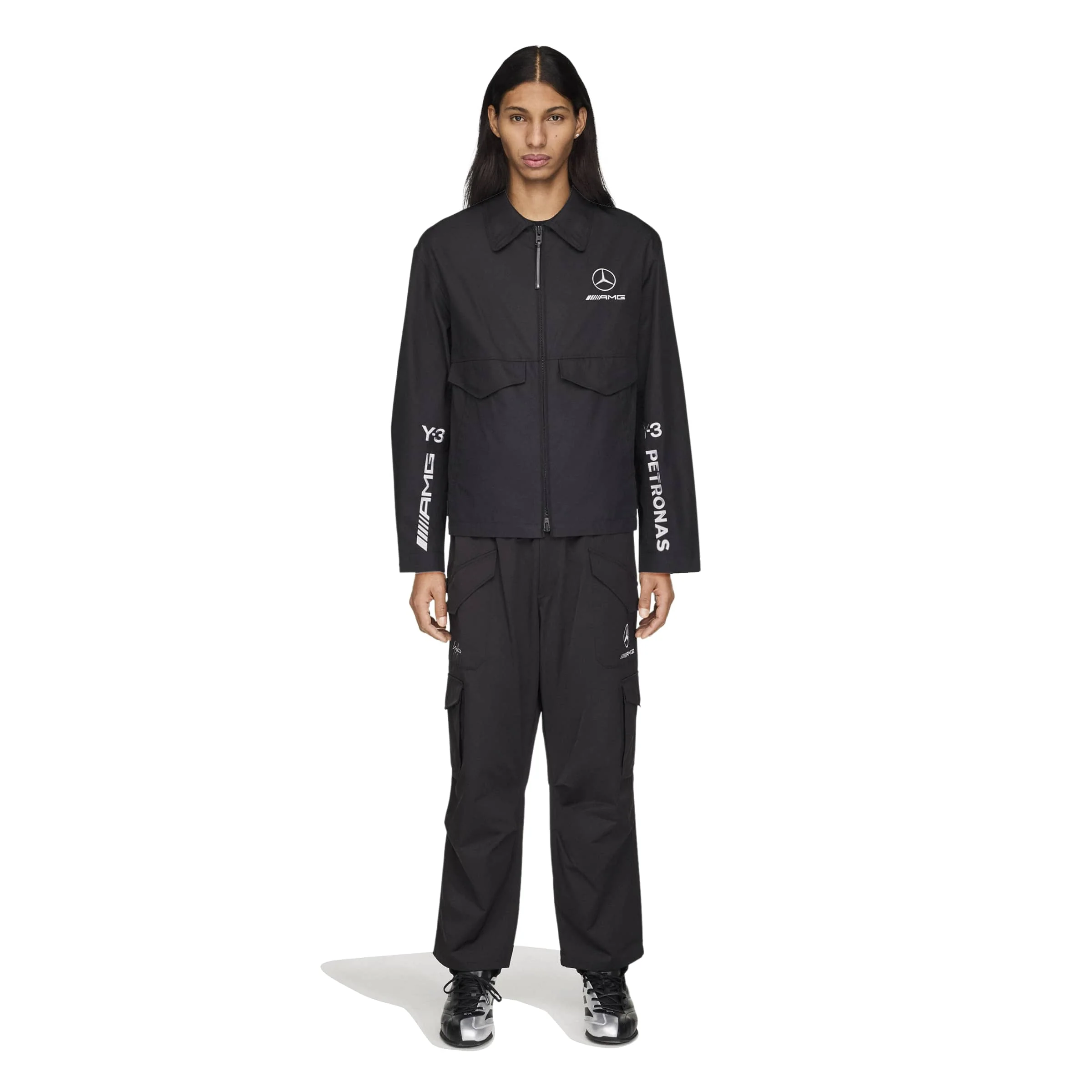 Y-3 x Mercedes-AMG PETRONAS F1 Cargo Pants - Black - Image 4