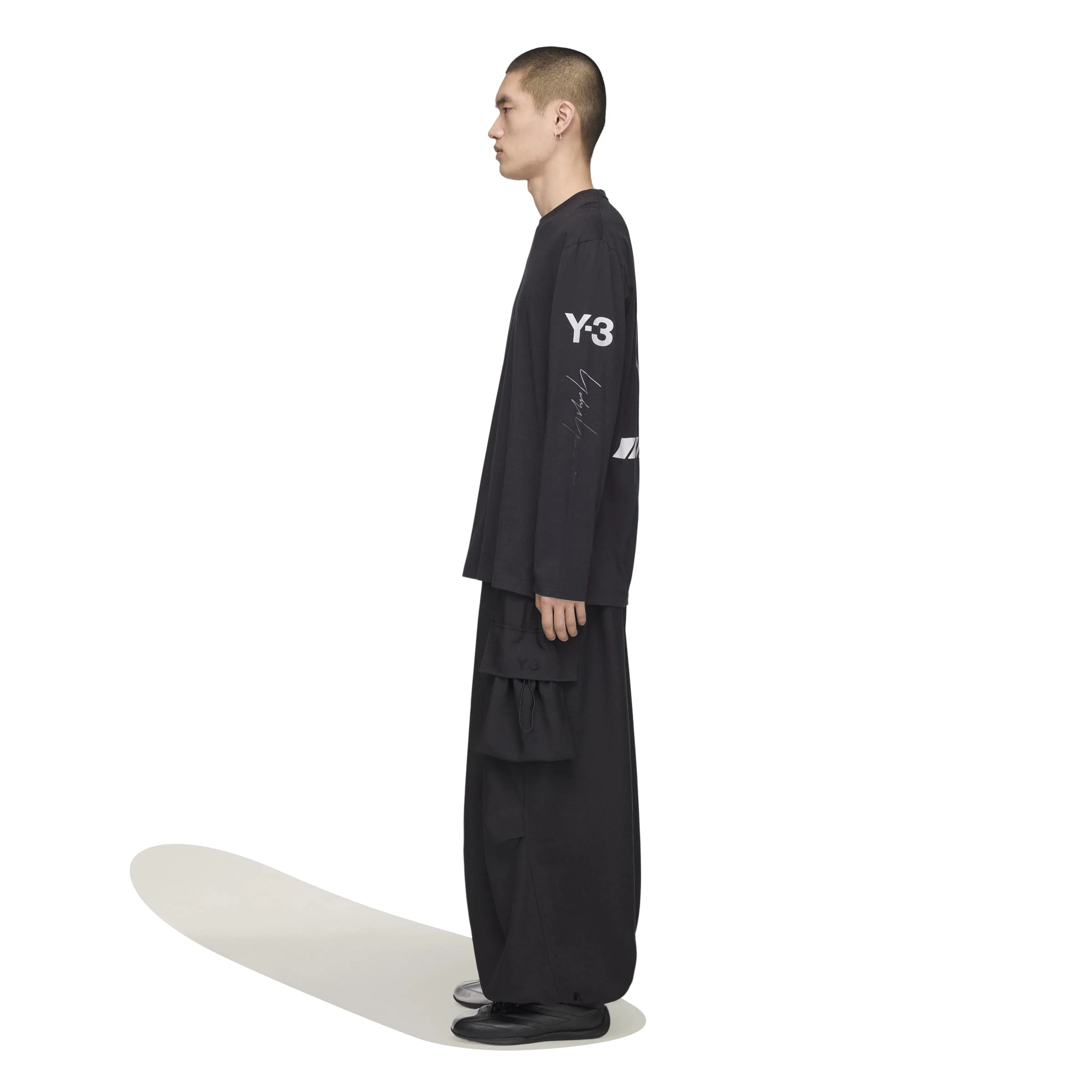 Y-3 x Mercedes-AMG PETRONAS F1 Chaos LS Tee - Black - Image 2