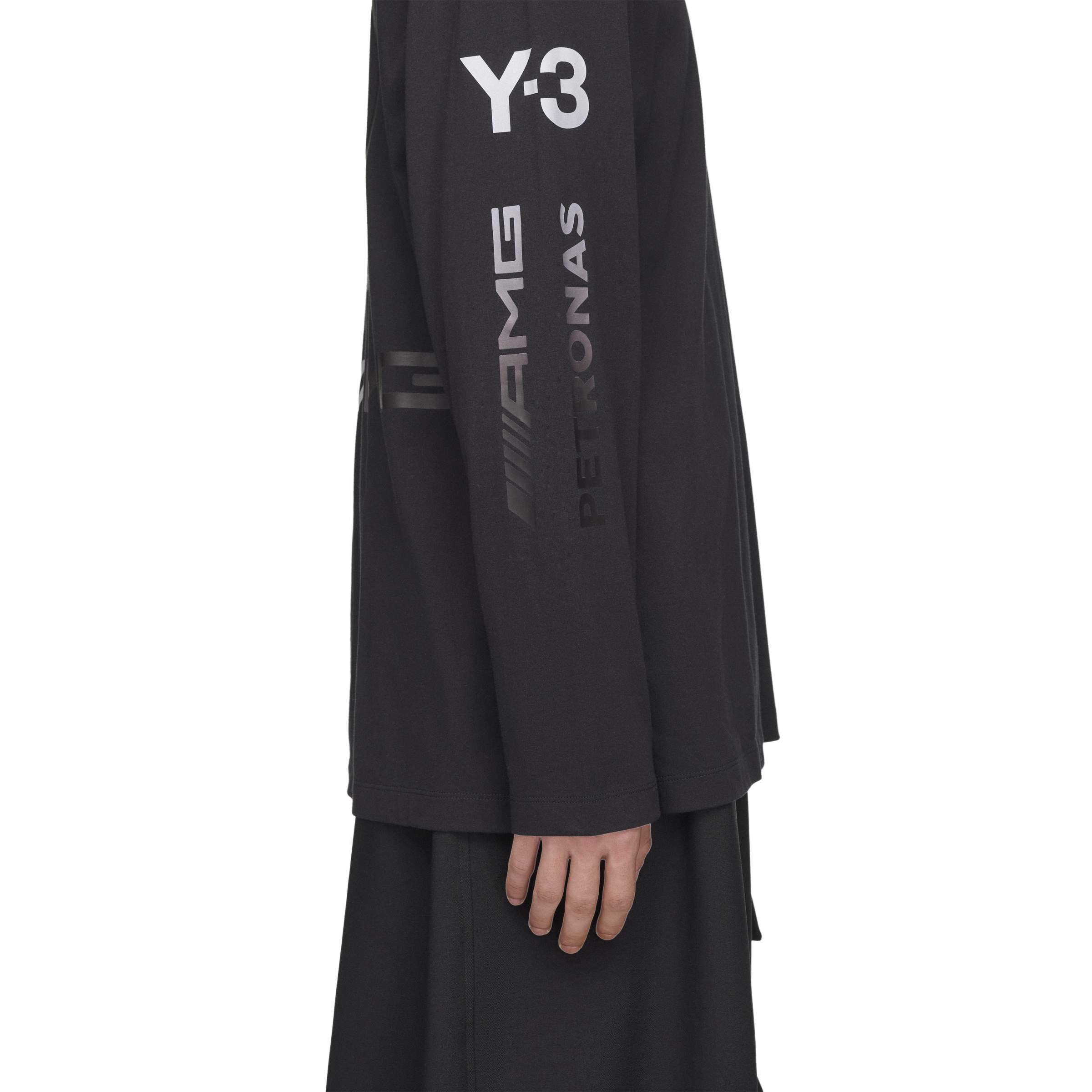 Y-3 x Mercedes-AMG PETRONAS F1 Chaos LS Tee - Black - Image 6