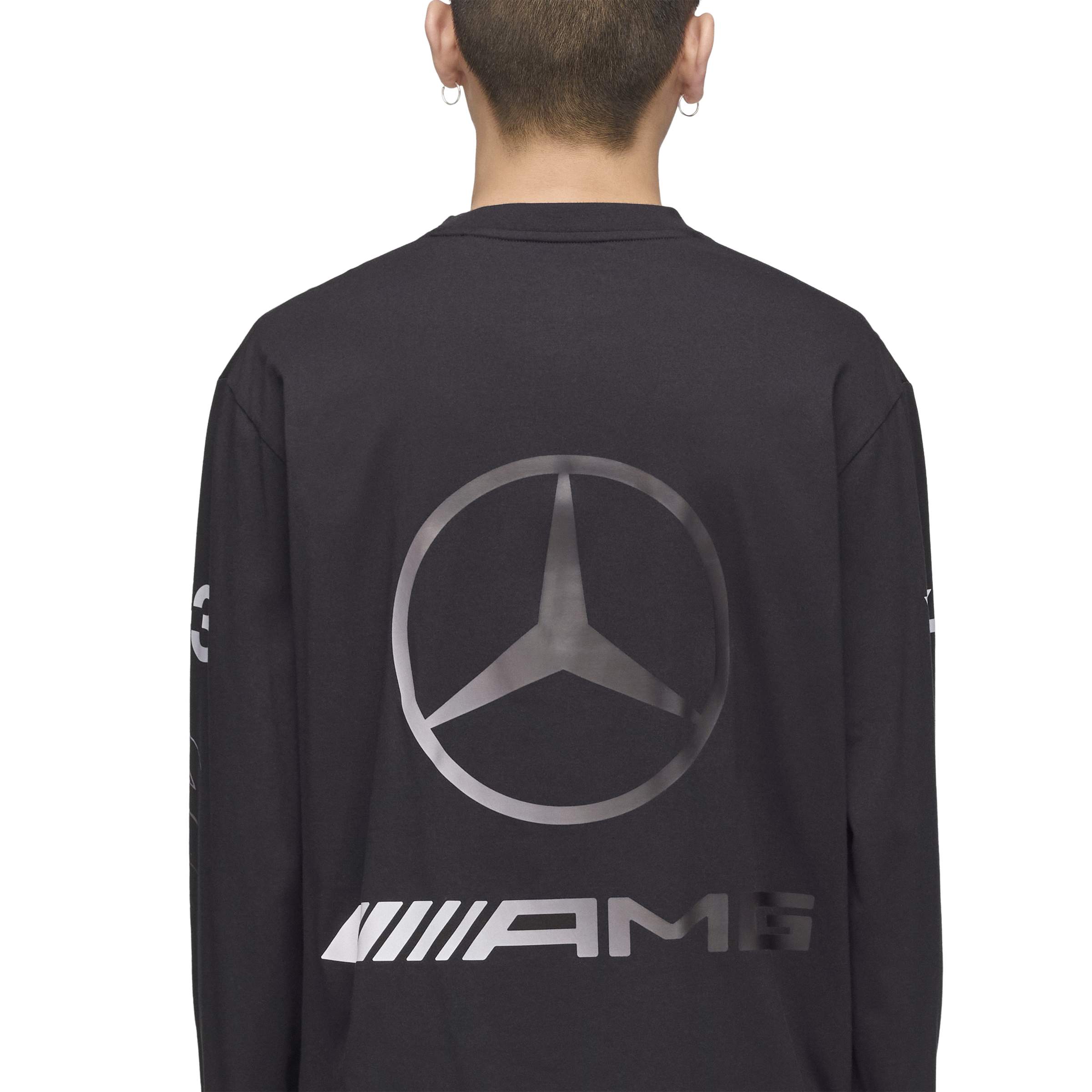 Y-3 x Mercedes-AMG PETRONAS F1 Chaos LS Tee - Black - Image 7