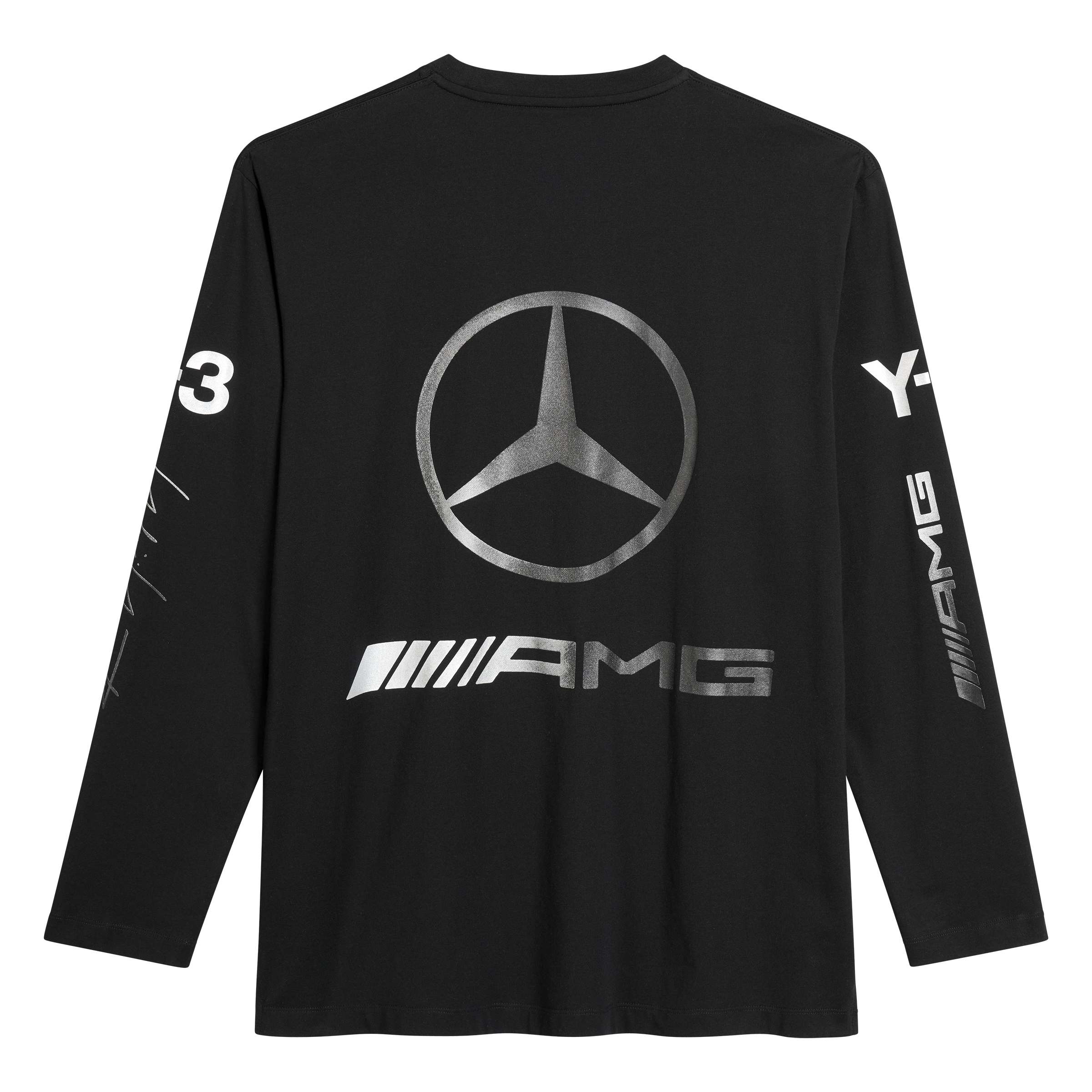 Y-3 x Mercedes-AMG PETRONAS F1 Chaos LS Tee - Black - Image 9