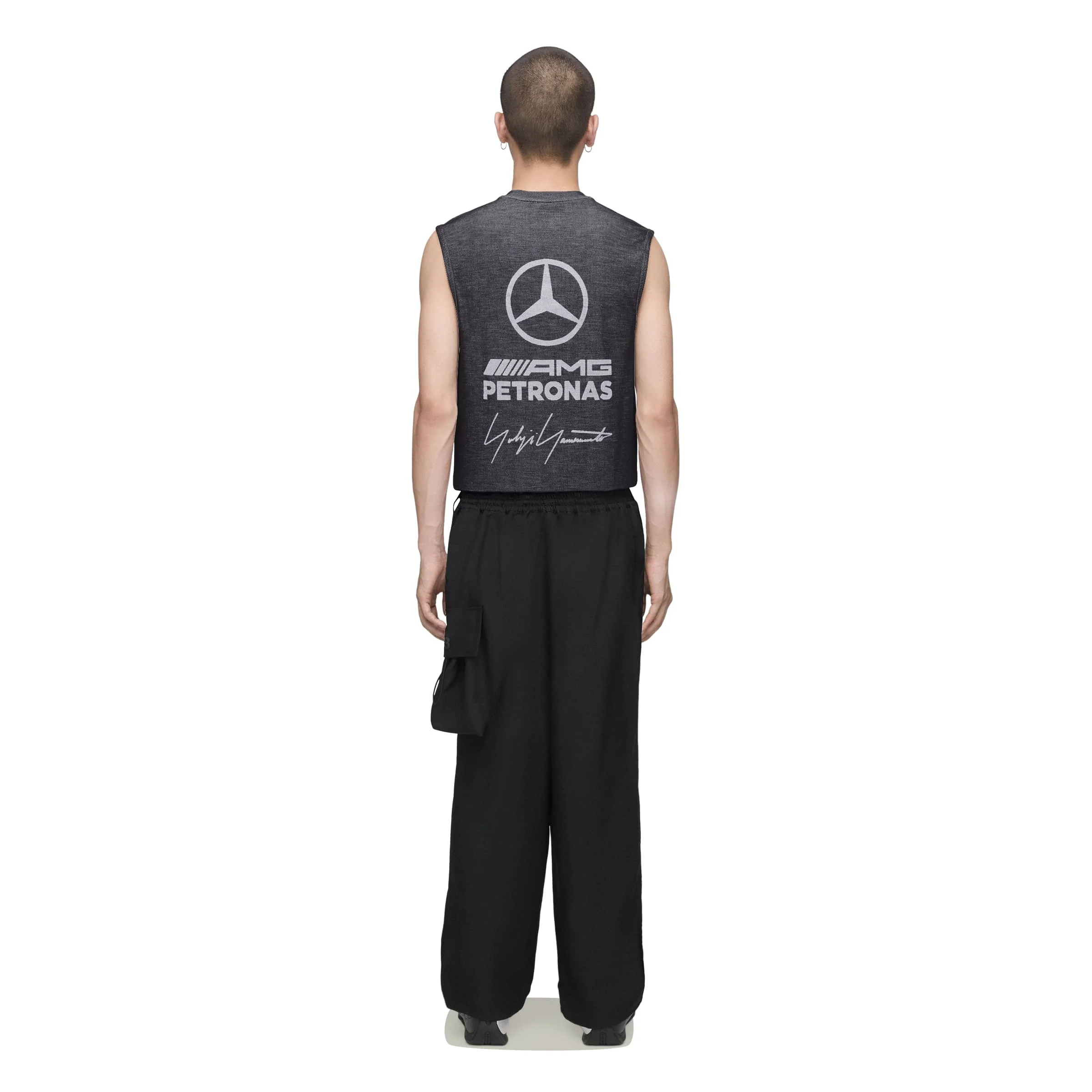 Y-3 x Mercedes-AMG PETRONAS F1 Engineered Tank - Black - Image 3