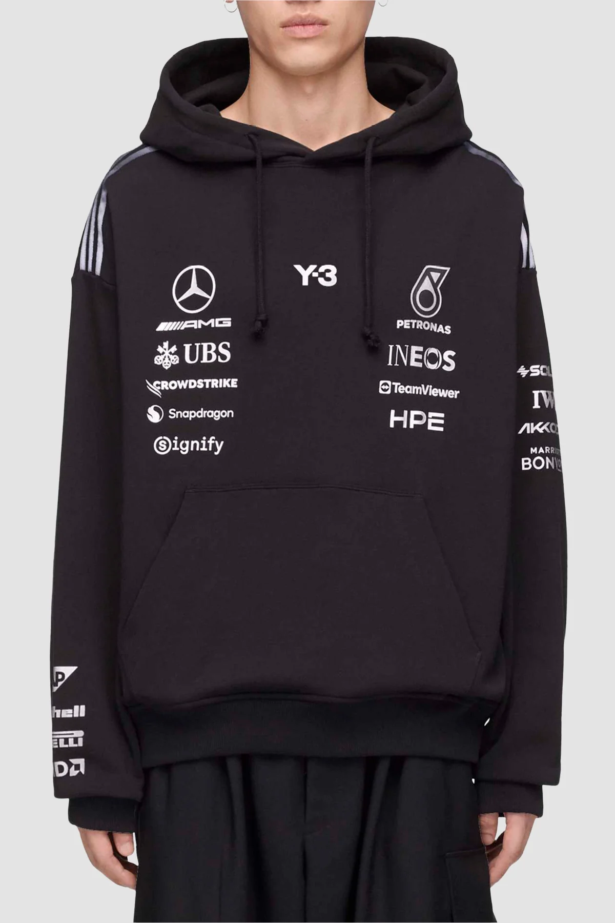 Y-3 x Mercedes-AMG PETRONAS F1 Team Hoodie - Black
