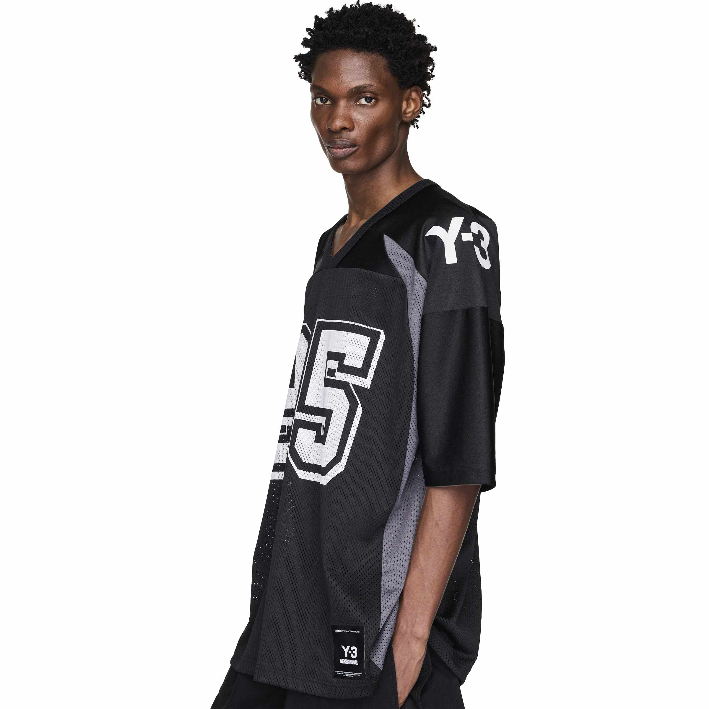 Y-3 x NEIGHBORHOOD Football Jersey - Black - Image 5