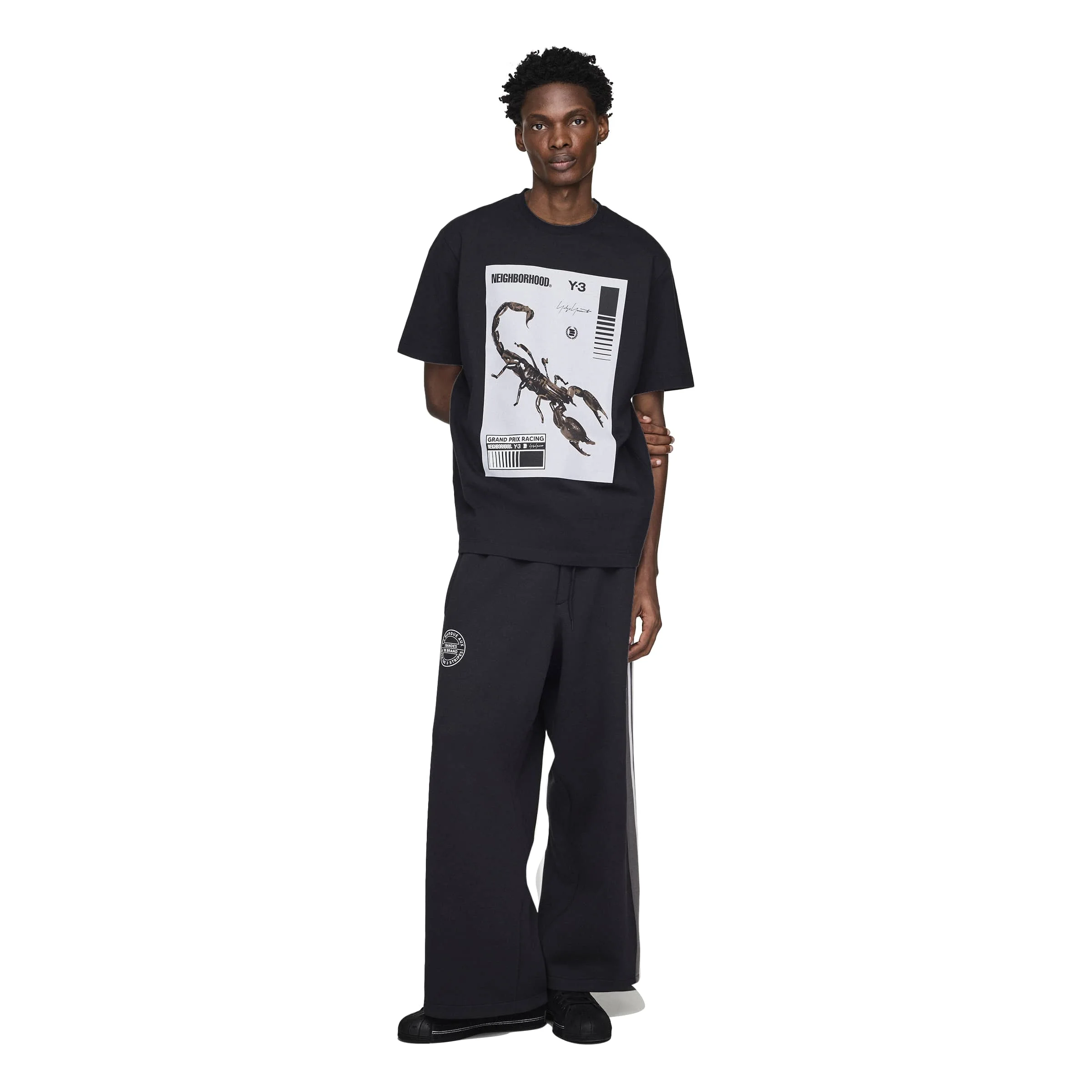 Y-3 x NEIGHBORHOOD Graphic Tee - Black - Image 4