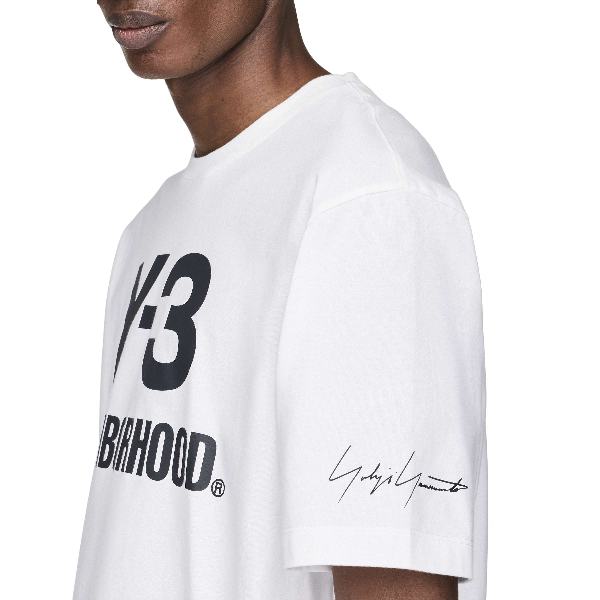 Y-3 x NEIGHBORHOOD Logo Tee - White - Image 5